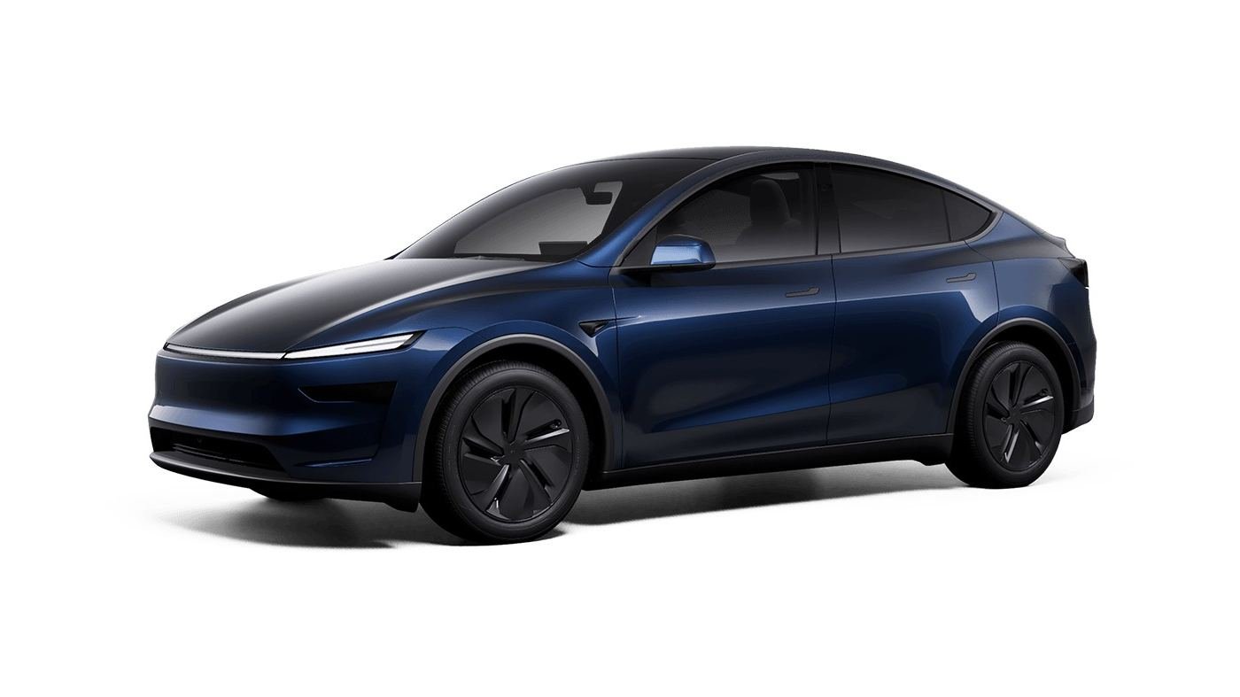 Tesla Model Y — azul glaciar