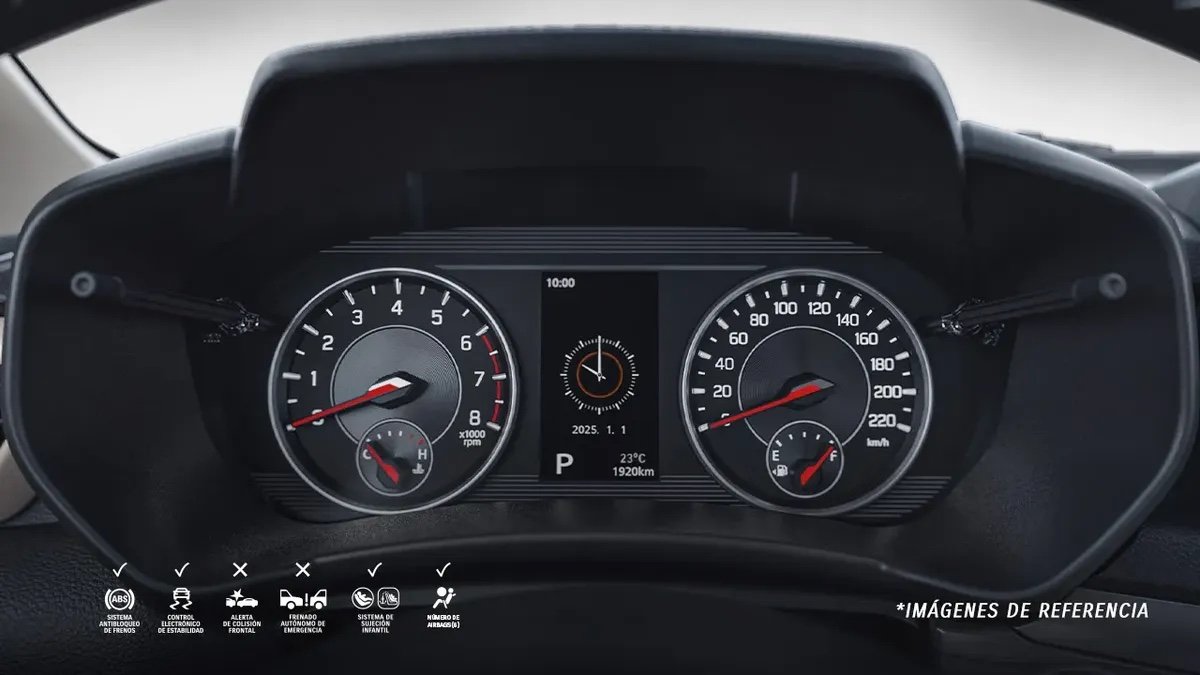 Suzuki Dzire — interior