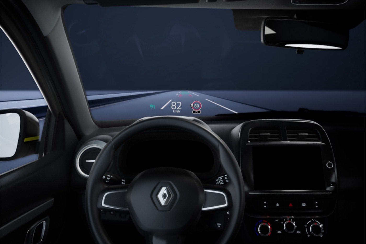 Renault Kwid — puesto de conduccion