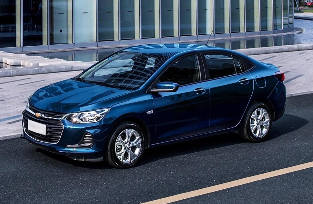Chevrolet Onix azul