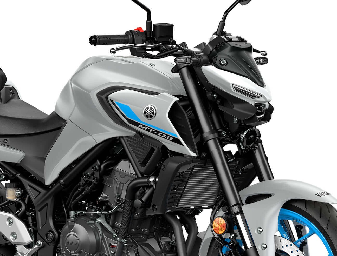 Yamaha MT-03 detalle frontal