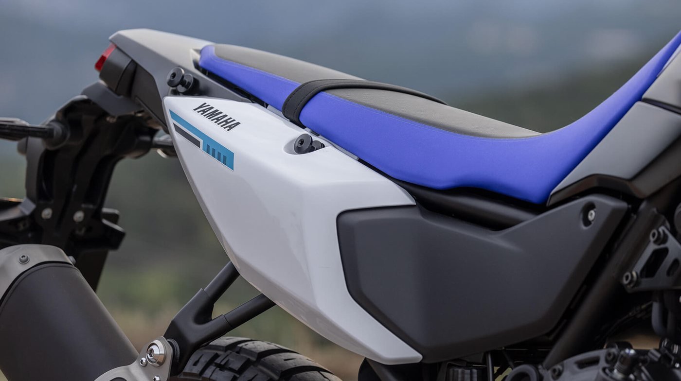 Yamaha Ténéré 700 — detalle asiento