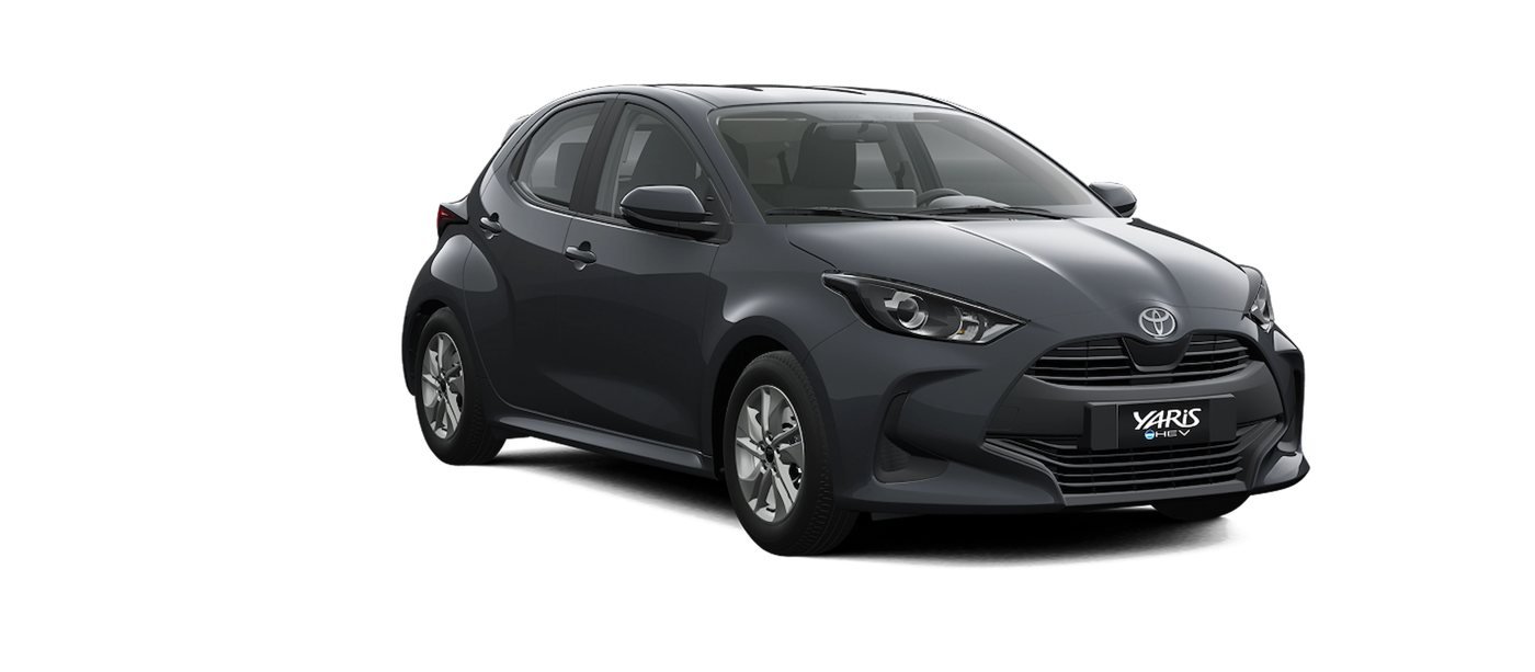 Toyota Yaris HB HEV color gris cenizo