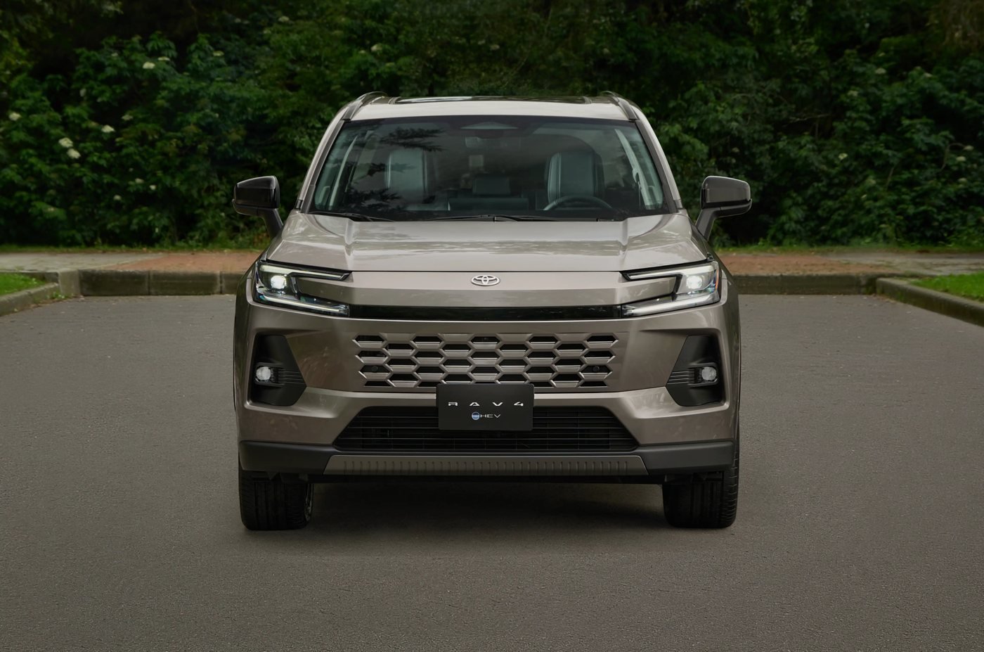 Toyota RAV4 — frontal parrilla luces