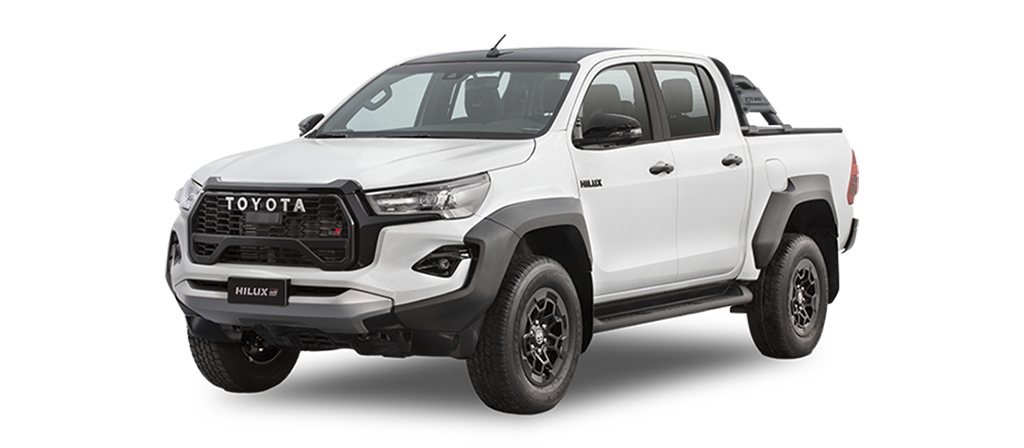 Toyota Hilux GR-S — color blanco perlado negro