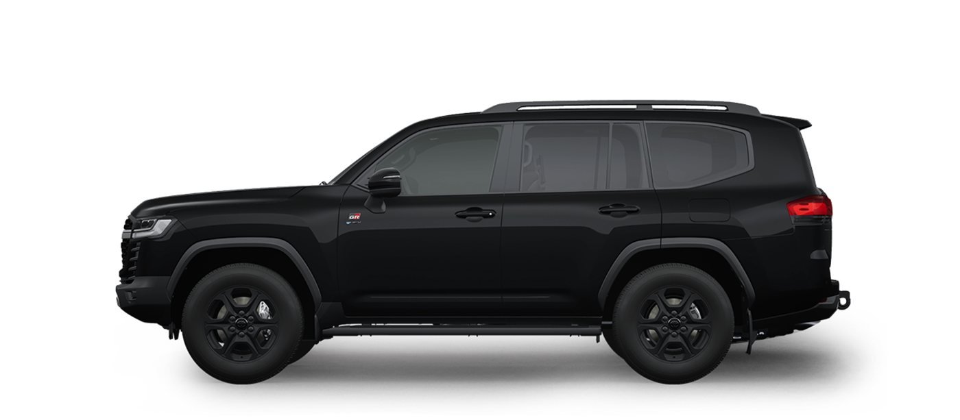 Toyota Land Cruiser 300 GR-S HEV — color negro mica