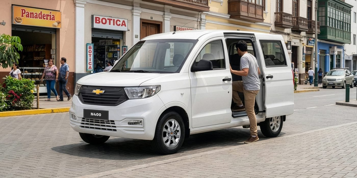 Chevrolet N400 Pasajeros — diseno