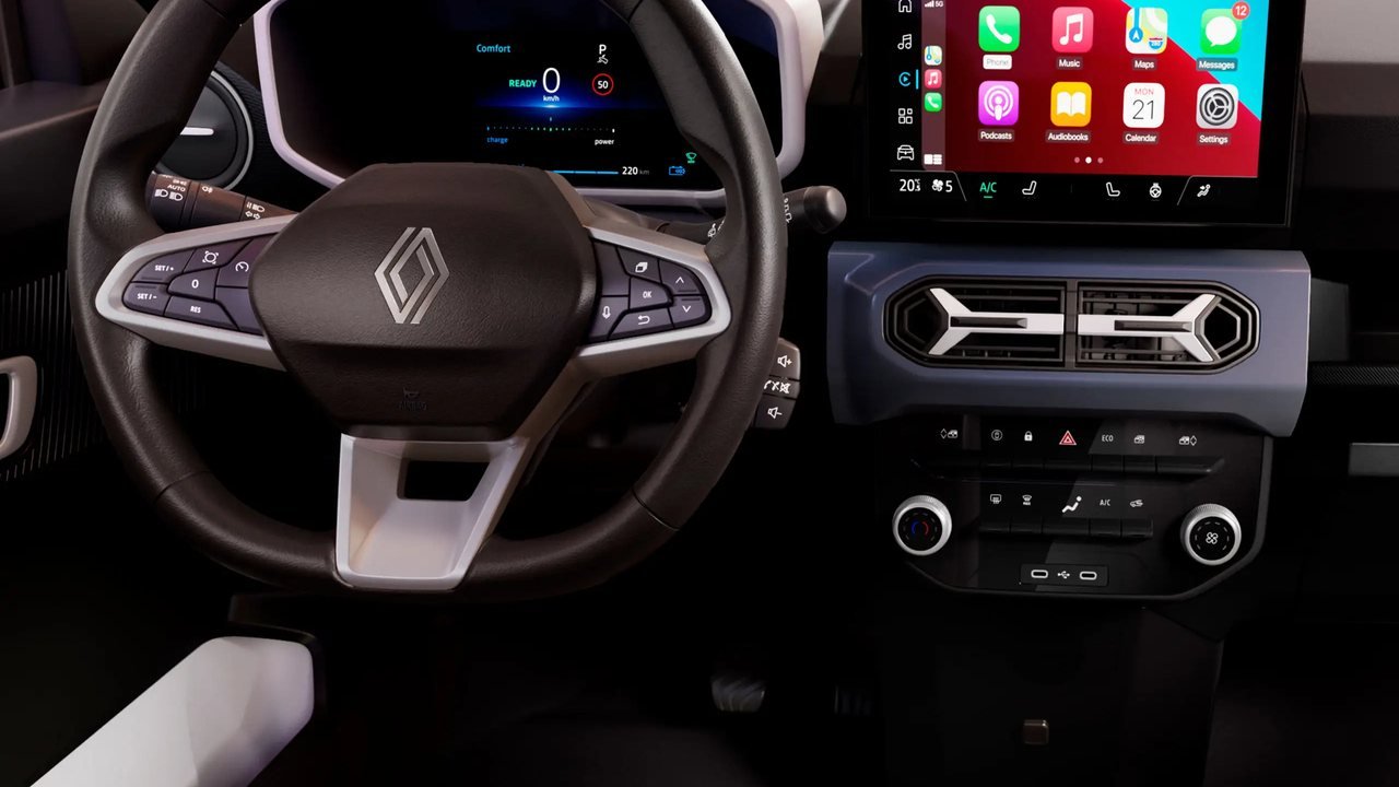 Renault Kwid E-Tech tablero