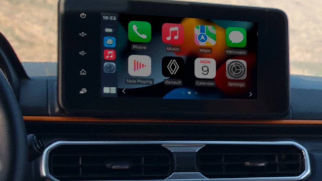 Renault Oroch pantalla